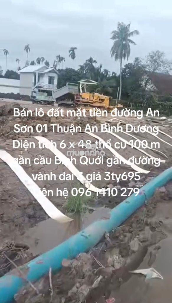 Bán lô đất mặt tiền đường an sơn 01 an sơn thuận an bình dương - 2