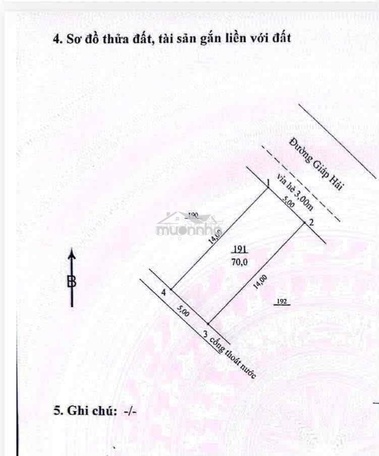 Đất mặc tiền giáp hải đuòng 5m5 khu dân trí cao sơn trà đà nẵng diện - 3