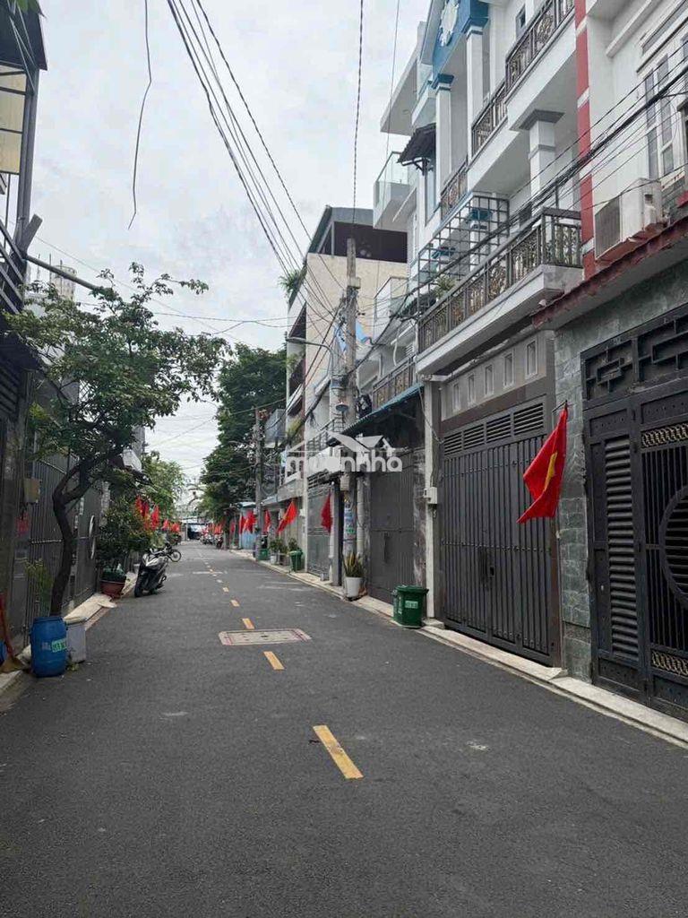 Nhà 4 tầng, 4pn – hẻm 6m – 4x15m (60m²) – đối diện hiệp thành city