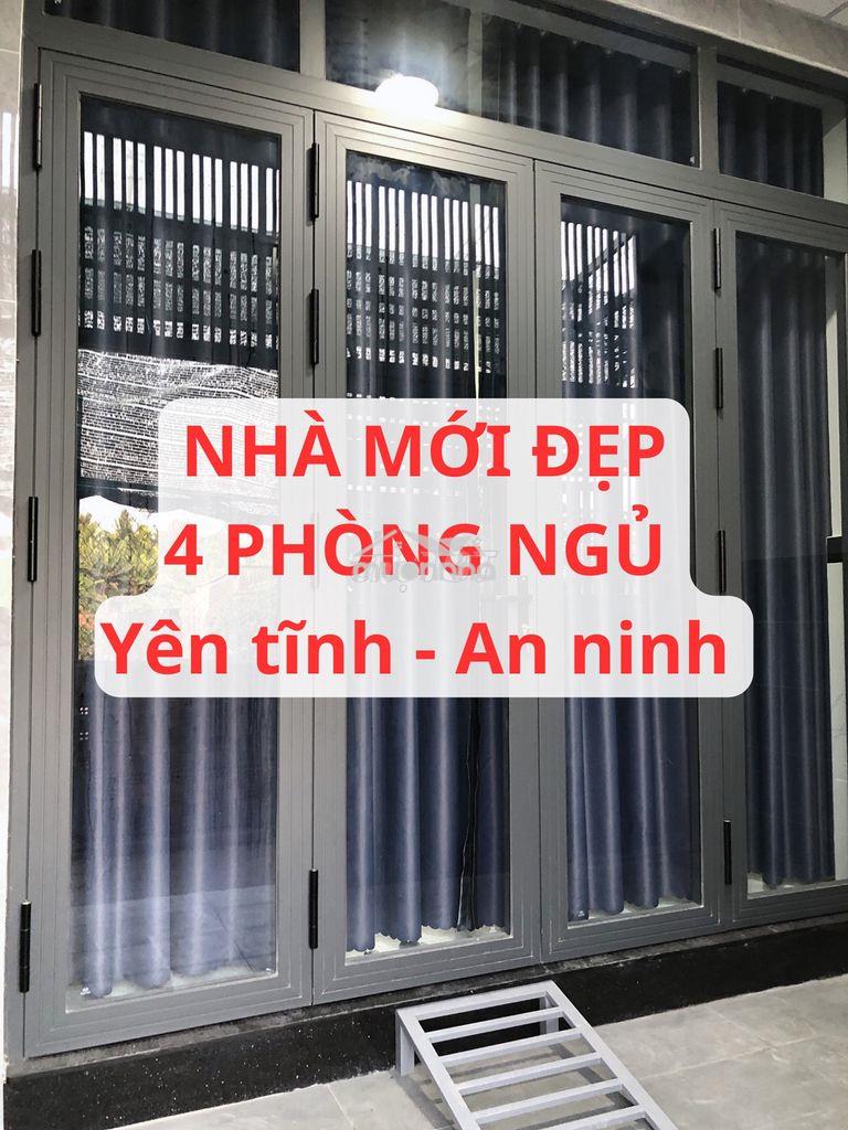 Cho thuê nhà nguyên căn - 4 phòng ngủ - nhà mới - đường 42 hiệp bình