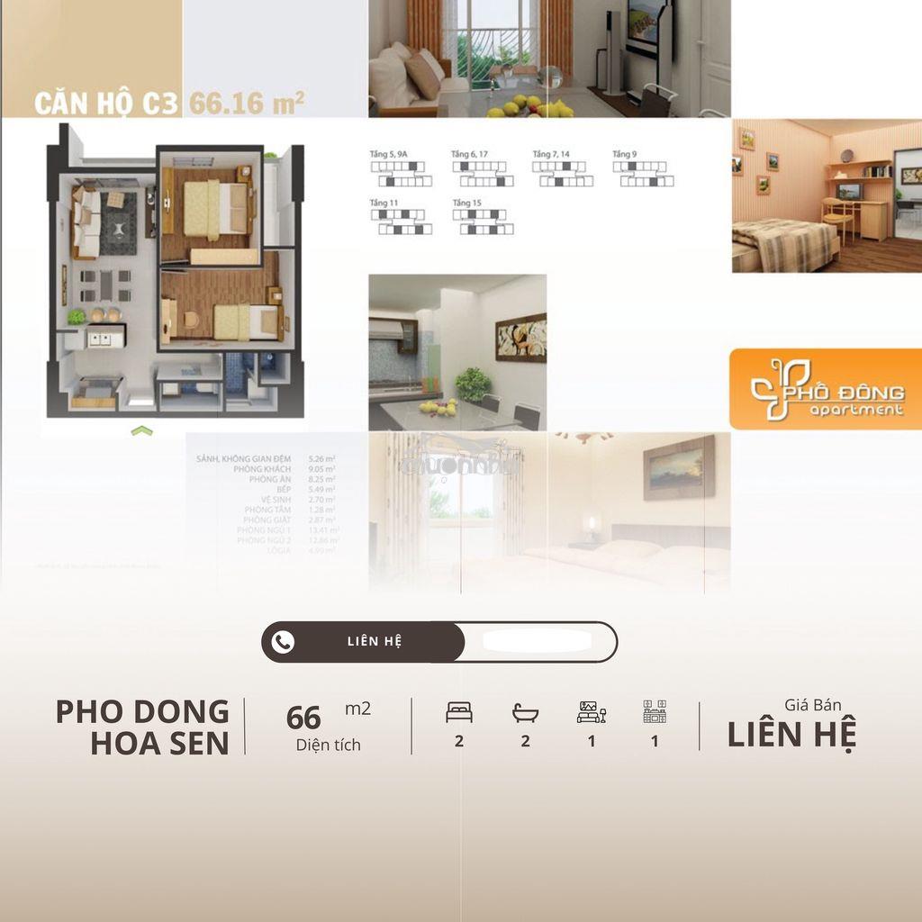 Bán căn 2pn cao ốc phố đông - hoa sen. phước long, tp.hcm - 2