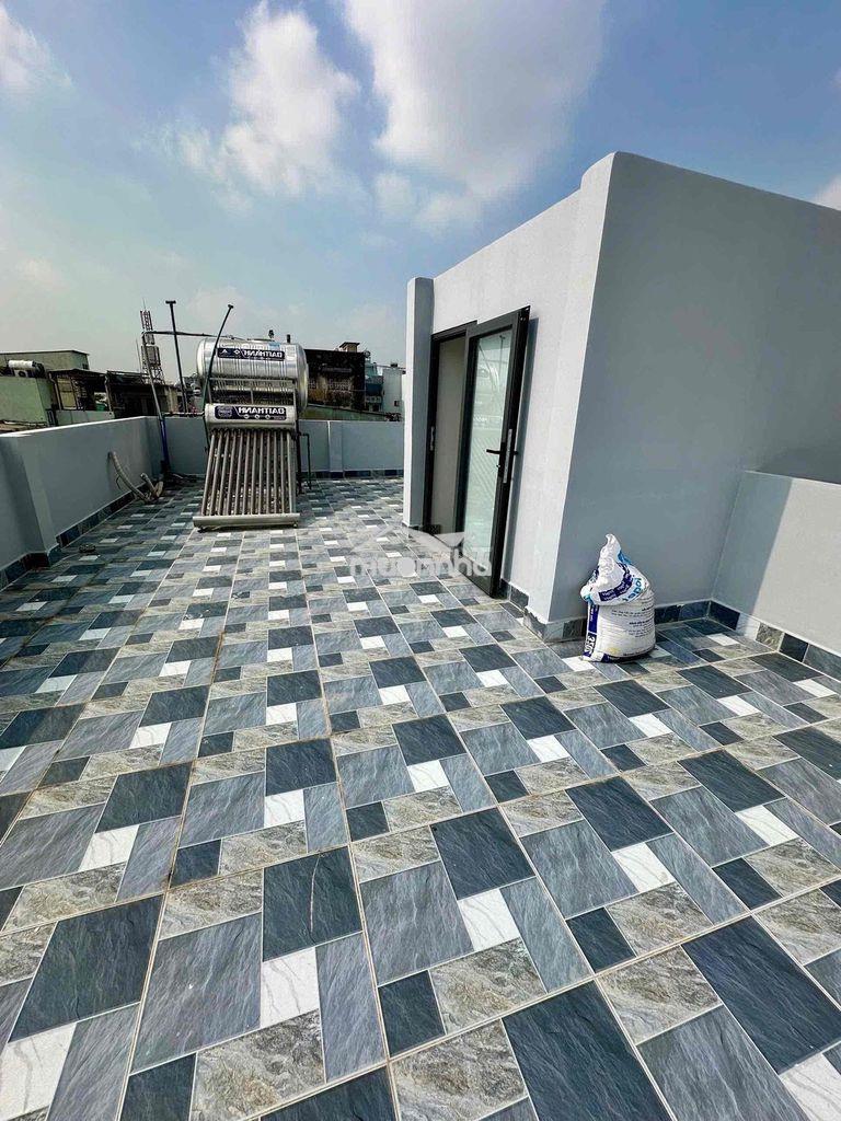 - Nhà xây mới mạc vân p13 q8 / trệt 2 lầu st / nở hậu phong thuỷ