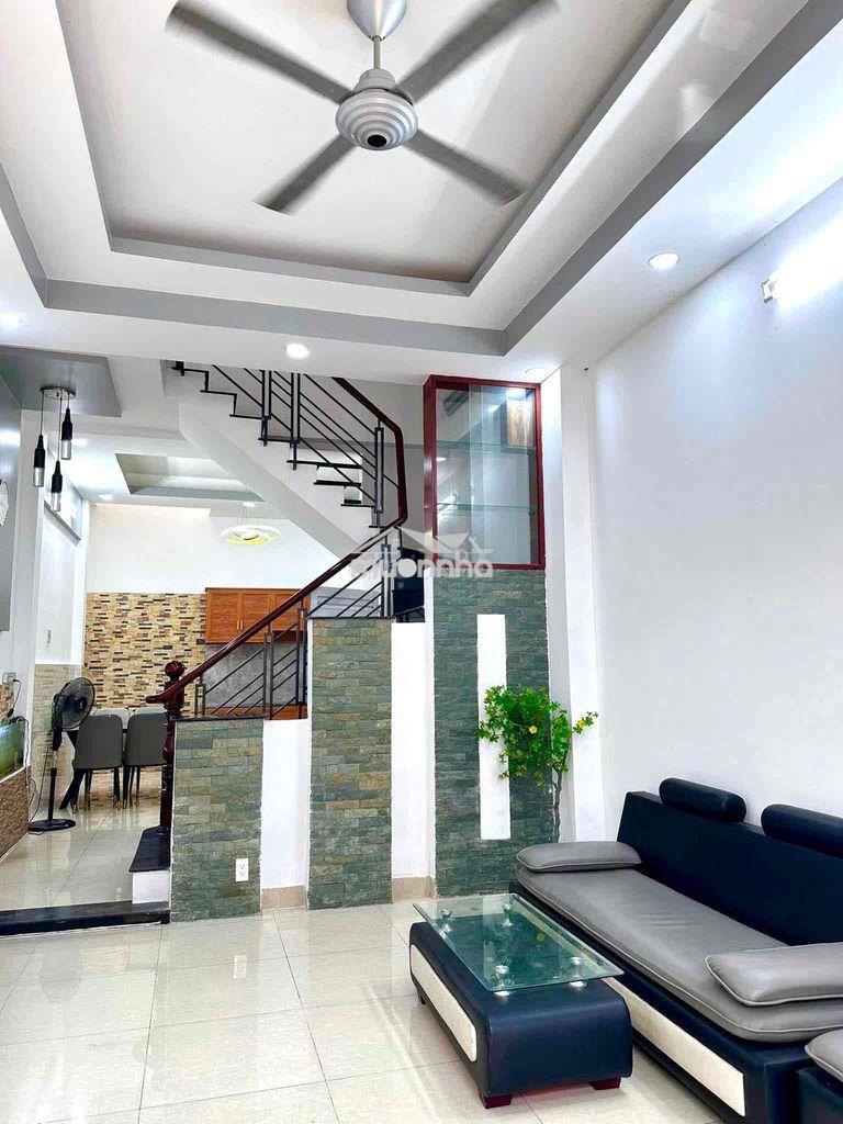 Nhà full nội thất đường ao đôi [ 4m x 13m] trệt ,2 lầu- 3pn- 3wc - 3