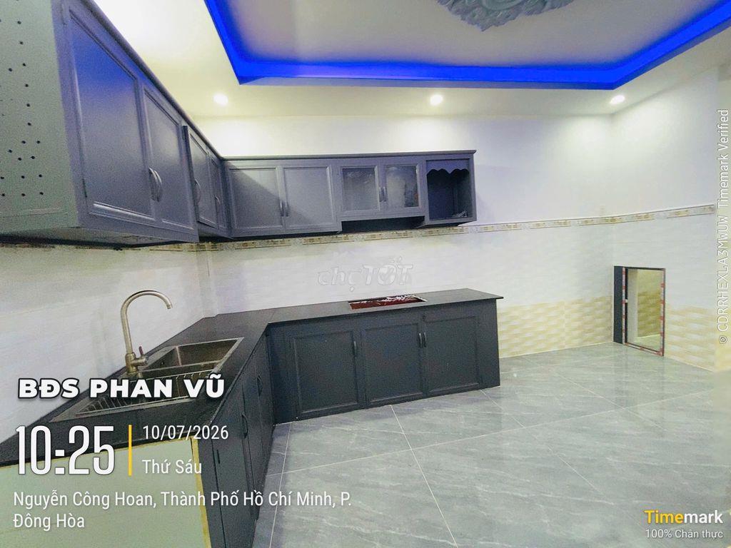 Nhà ngang 5m, hội trường đông hoà. gần go dĩ an - 2
