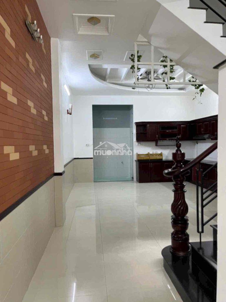 Cho thuê nhà gò vấp nhà 1 tr 2 lầu sân thượng hẻm thông xe hơi - 3