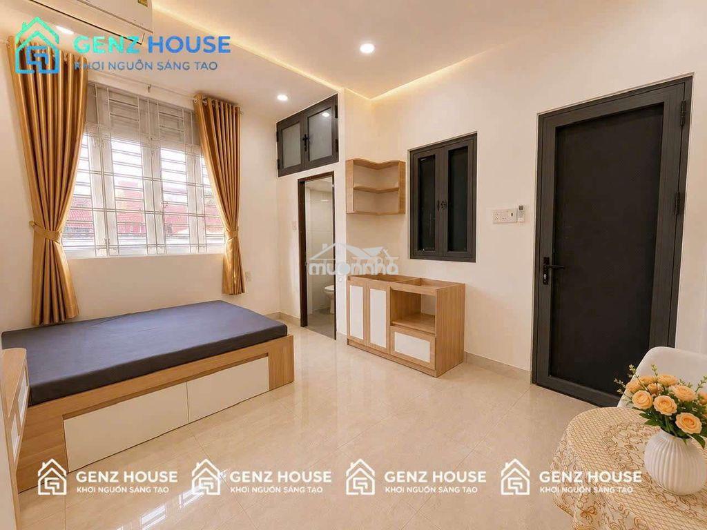 Gần vhu phòng đẹp cửa sổ full nội thất - 4