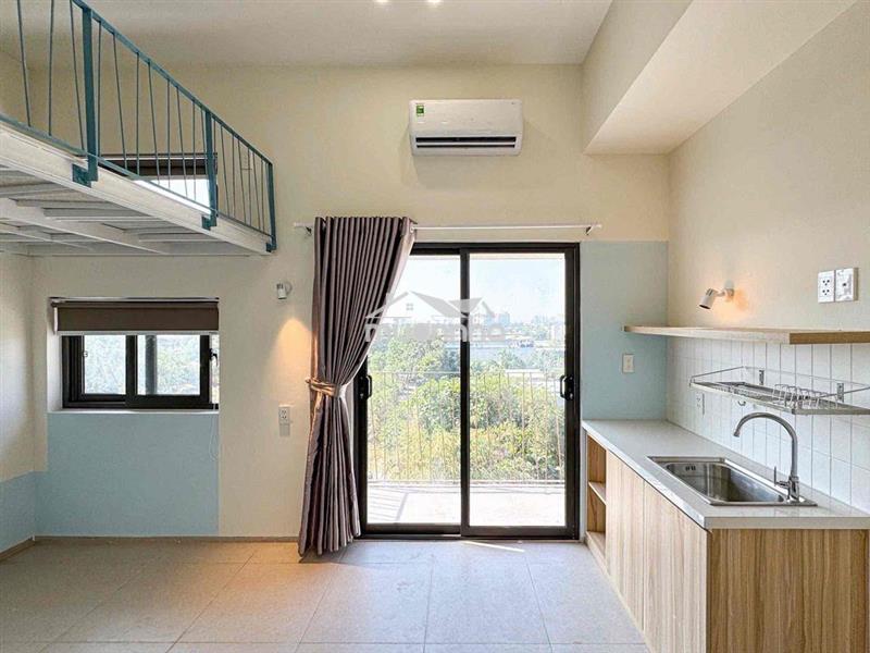 Cho thuê căn hộ duplex full sáng có ban công lớn chu văn an bình thạnh