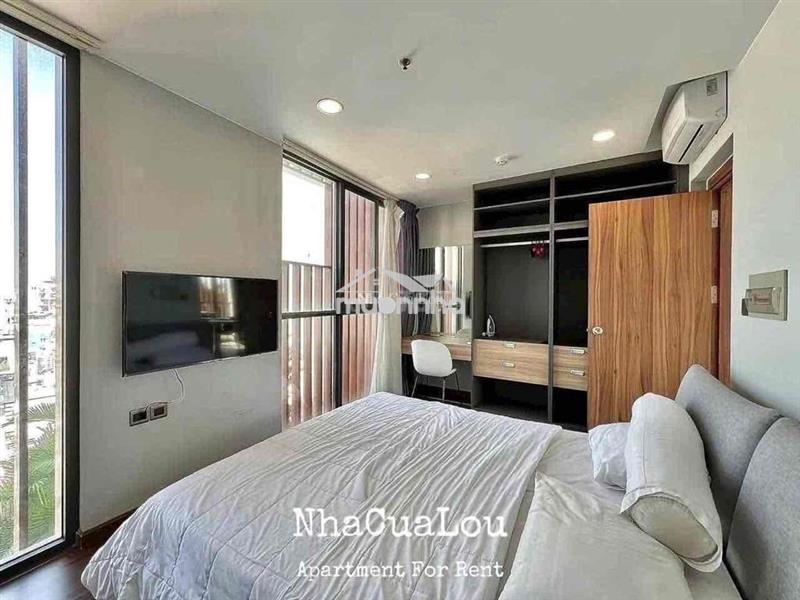 Căn hộ 1 phòng ngủ full nội thất ban công đường phạm ngũ lão quận 1