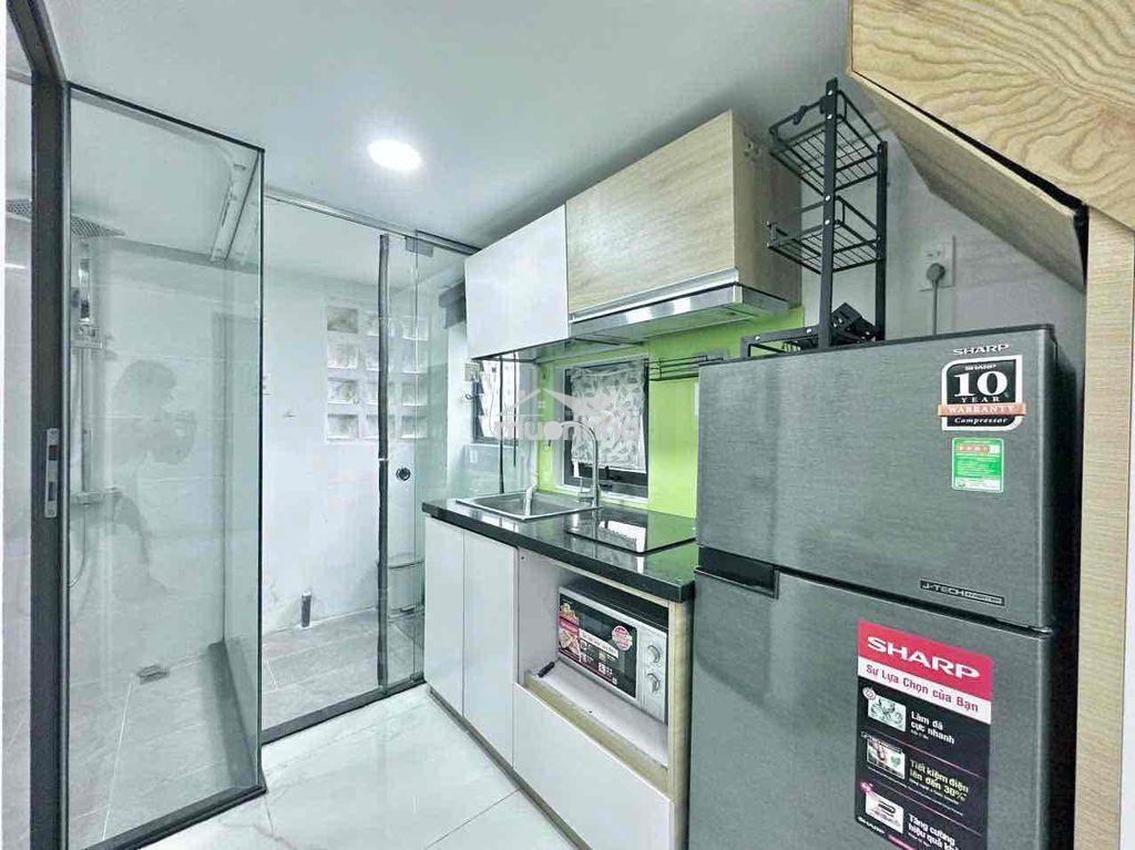 Duplex gác cao  | máy giặt riêng | full nội thất | quận 10 - 4