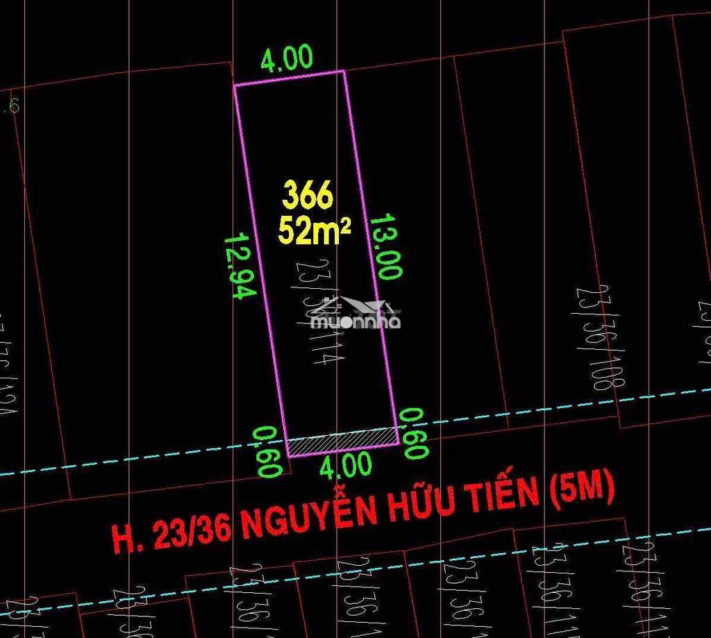 Bán nhà hxh nguyễn hữu tiến. p tây thạnh - 4