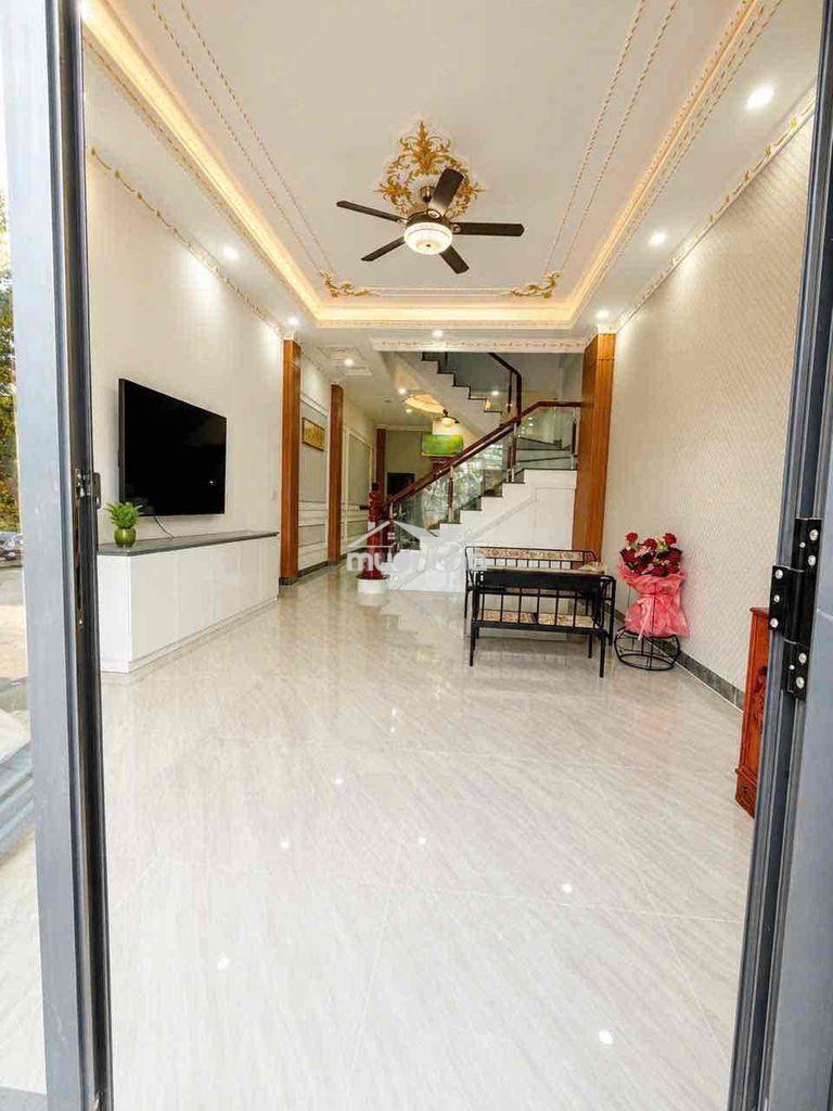 Cho thuê nhà kdc bình chuẩn thuận an đường nhựa sẵn nội thất - 2
