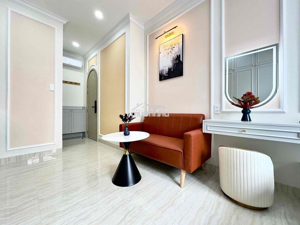 Căn hộ studio nội thất cao cấp | toà thang máy máy giặt riêng ở quận 3 - 4