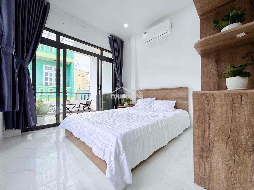 🌎💥Căn hộ 1pn 51m2 sân vườn ban công full nt giáp q1 - 3