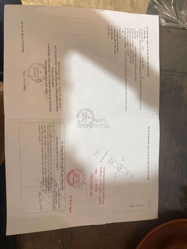 Mua đất tặng kho – vào dùng ngay tại kdc phú chánh, thủ dầu một! - 2