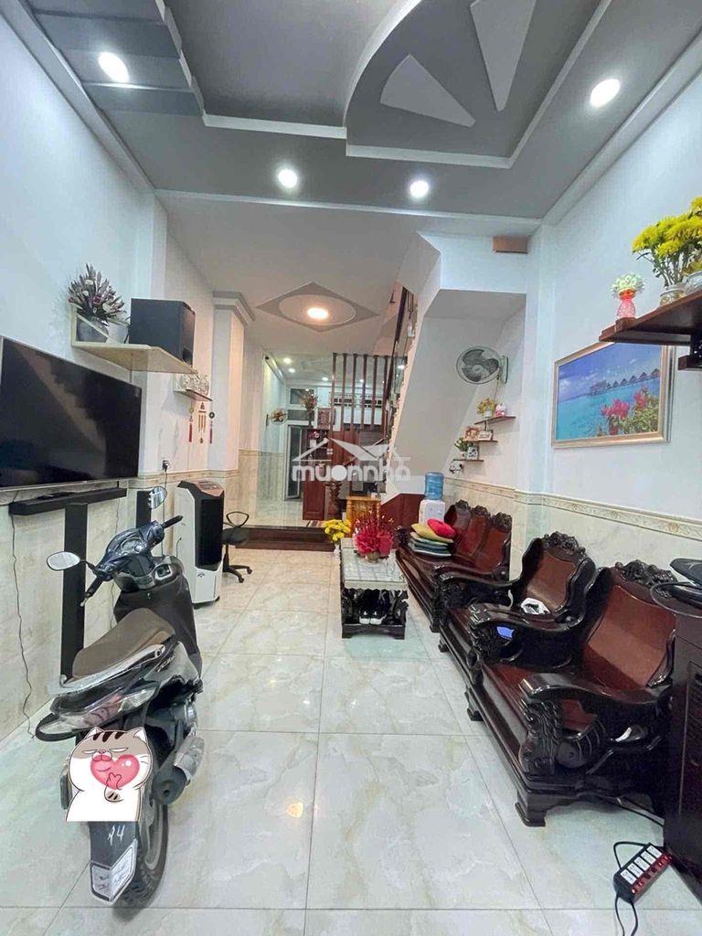 Nhà 3 tầng 46m2 mặt tiền hẻm đường tám danh p4 q8