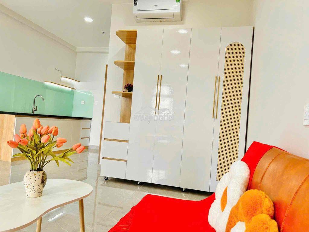 Cho thuê gấp căn studio đủ nội thất đẹp  giá tốt free bơi gym côngvien - 2