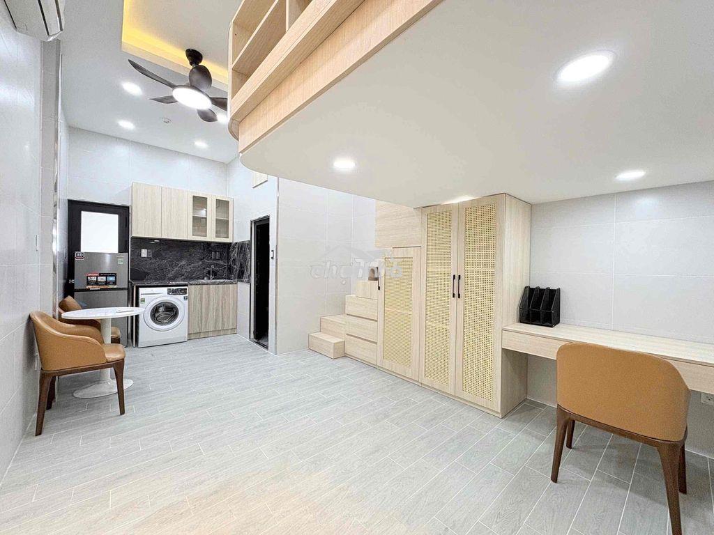 Cho thuê căn hộ có gác máy giặt riêng full nt cầu nguyễn văn cừ quận 8 - 2