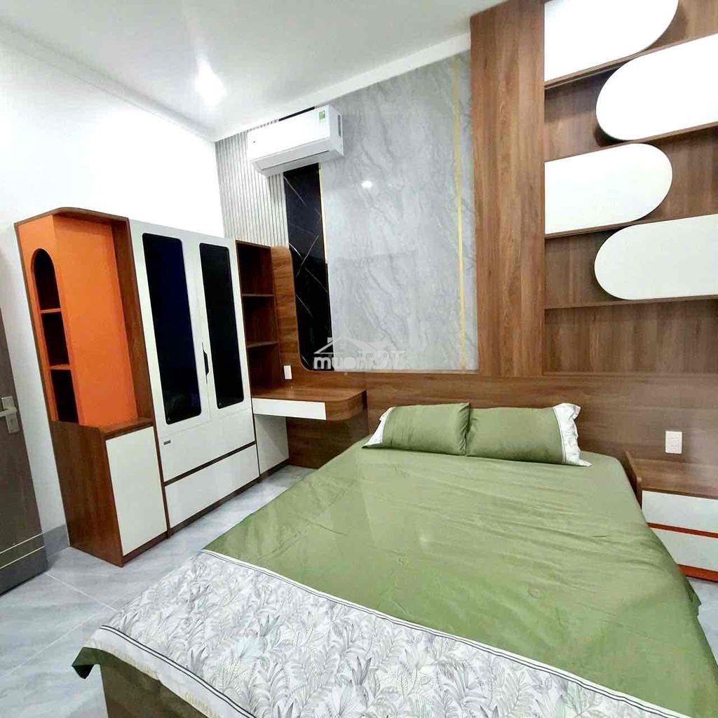 Nhà 2 lầu 1 trệt bình chuẩn,thuận an,có sẵn nội thất, nhà mới,đường 7m - 4