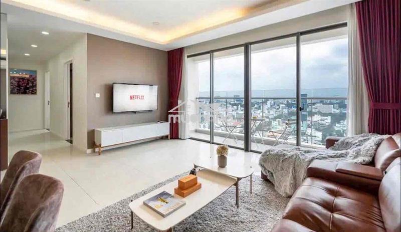 Căn hộ 3pn 108m2 đầy đủ nội thất masteri millennium