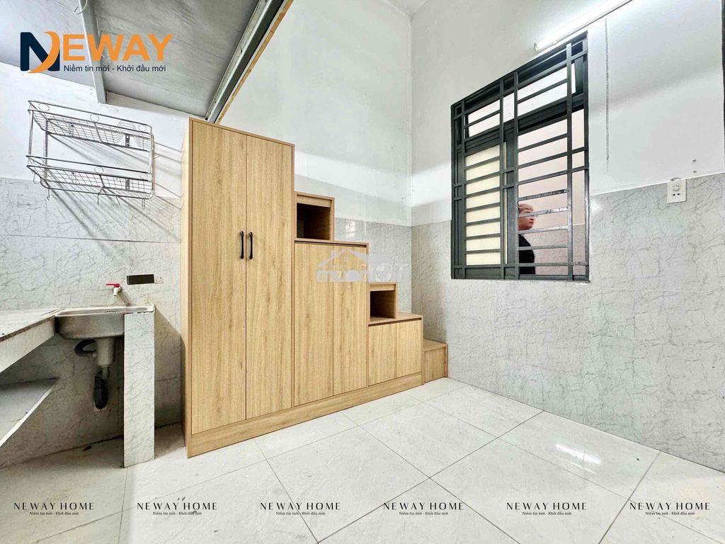 Cho thuê phòng có gác gần đh văn hiến - âu cơ - sơn sửa mới - bảo vệ - 2
