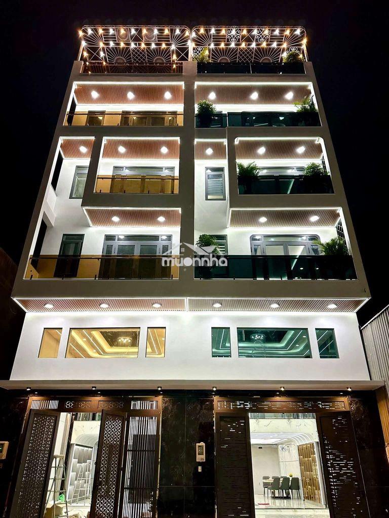 Siêu phẩm ngang 5,5m. 5 lầu có thang máy khu vip hẻm rộng 14m tch 10 - 2