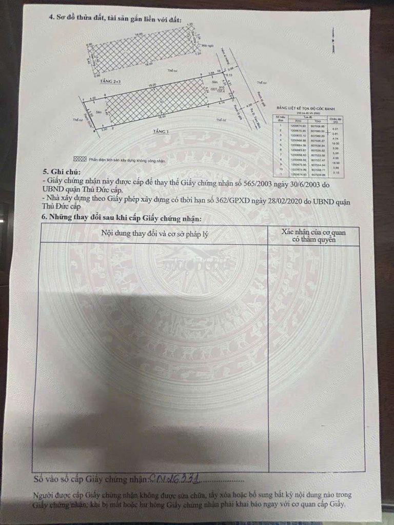 Bán nhà 4 tầng thu nhập 33tr_138m hxh,tam bình ,thủ đức ,shr,7.6ty - 2