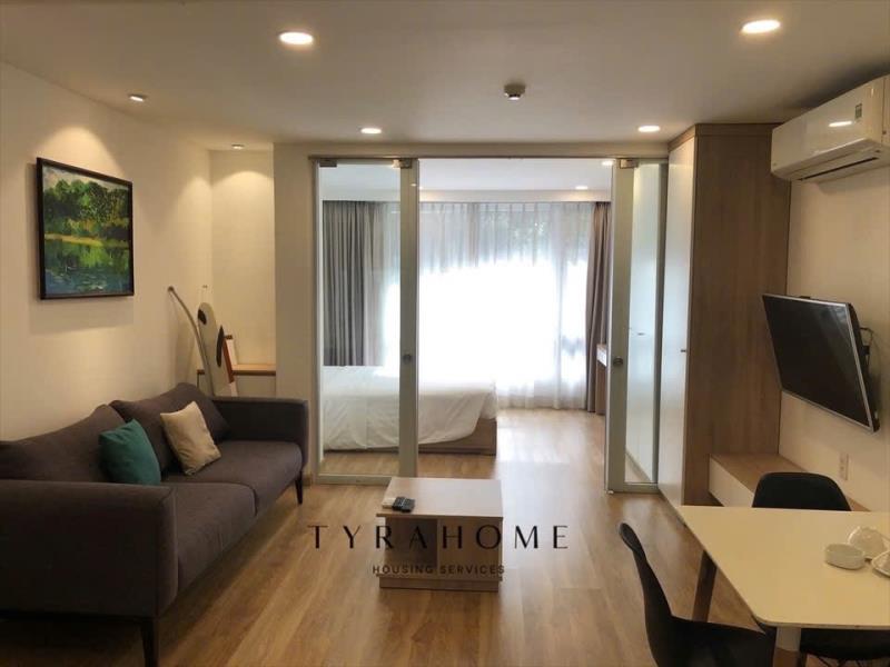 Căn hộ 1pn tách bếp, thang máy, cửa sổ lớn, mgr ngay phố nhật phạm viết chánh, nguyễn hữu cảnh, cầu ba son, công trường mê linh quận 1