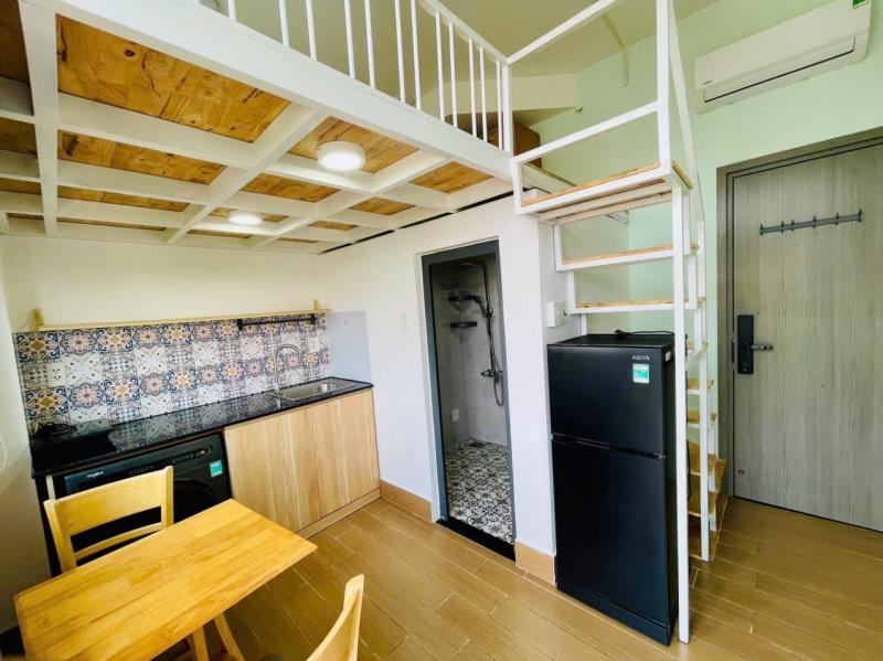 Cho thuê căn hộ thang máy, máy giặt riêng, di chuyển 5p đến đh giao thông vận tải,hutech, ngoại thương, hồng bàng, uef - 2