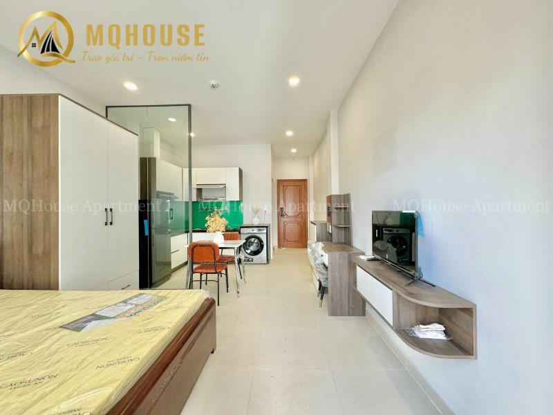 Studio full nội thất trên đường nguyễn gia trí chỉ vài phút đến hutech, uef, đại học giao thông vận tải tp.hcm, landmark 81 - 2