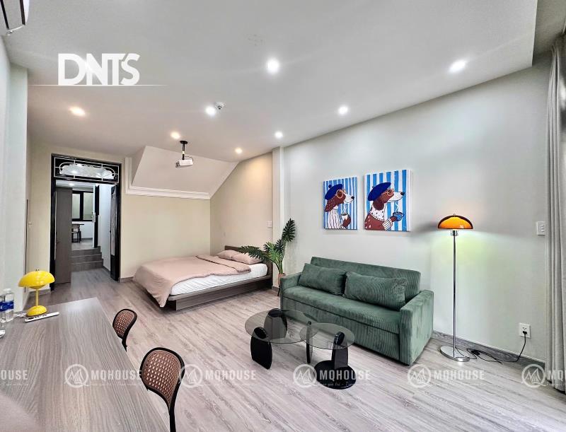 Cho thuê căn hộ 1pn balcony rộng 50m2 - đh mở - isb - cv lê văn tám - chợ tân định - 2