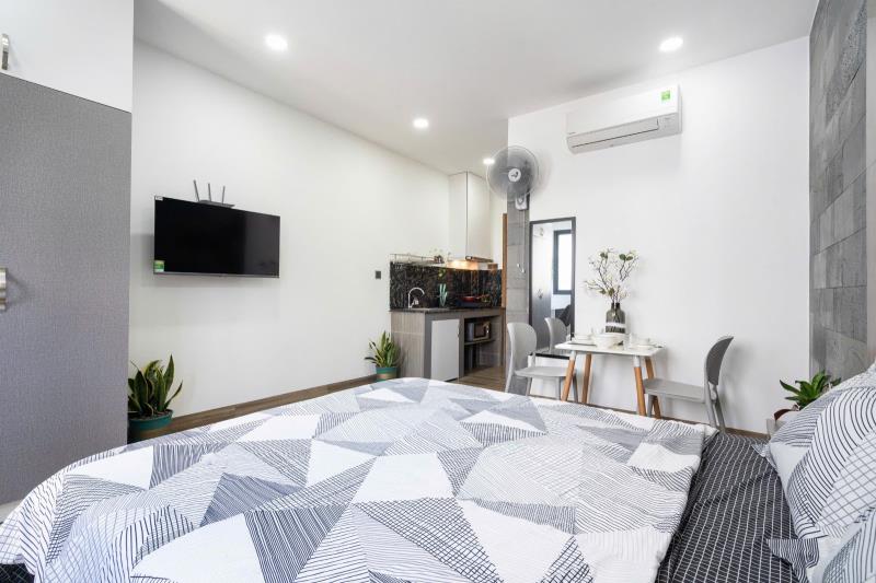 Cho thuê studio d5, quận bình thạnh – cửa sổ lớn, phòng rộng, gần đh ngoại thương - 3