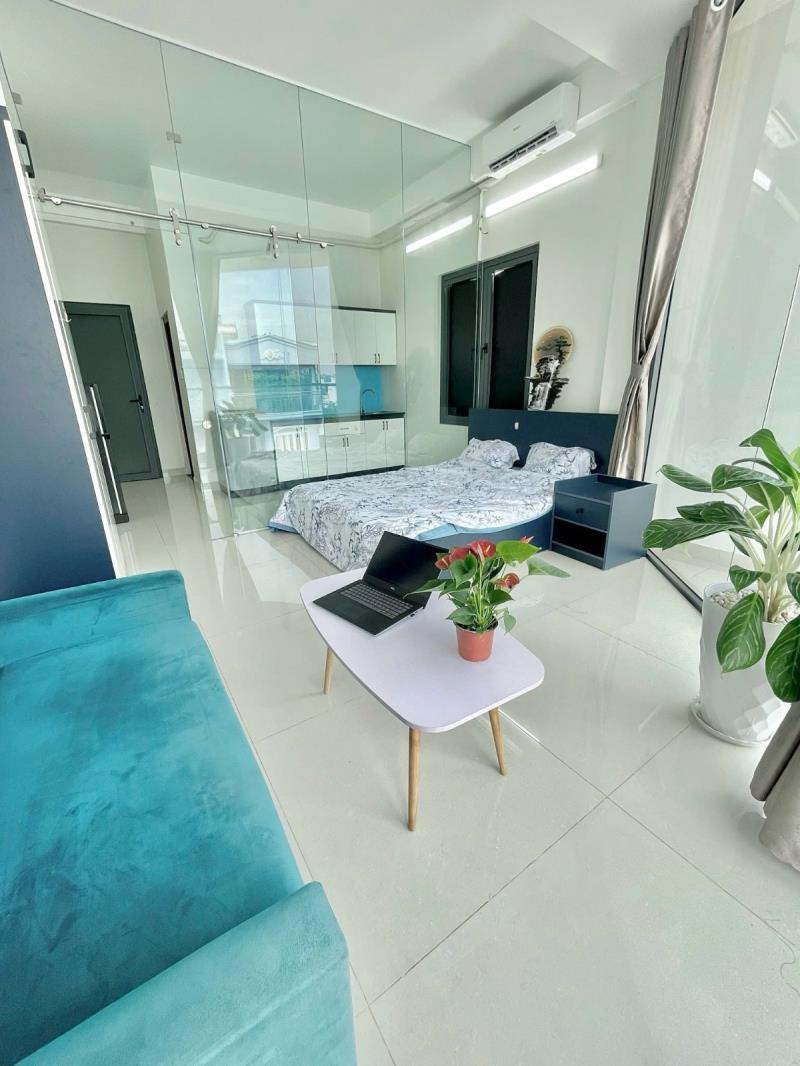 Cho thuê căn hộ balcony - thang máy - đh văn lang - hutech - hồng bàng - uef - chợ bà chiểu - 2
