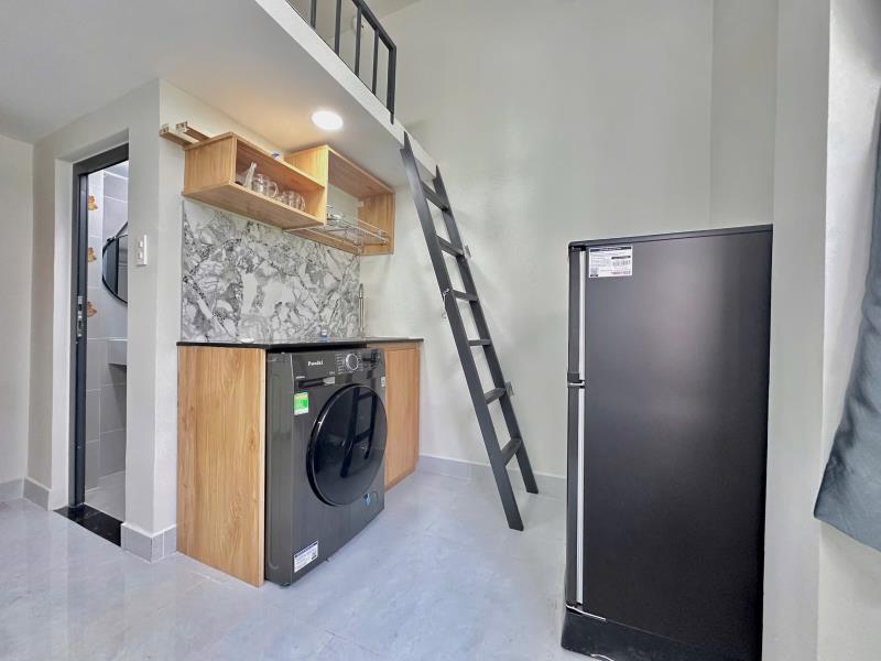 Cho thuê phòng có gác, ban công, máy giặt riêng_bình thạnh gần ngã tư hàng xanh tiện qua đại học uef, hồng bàng, ftu2, uth - 3