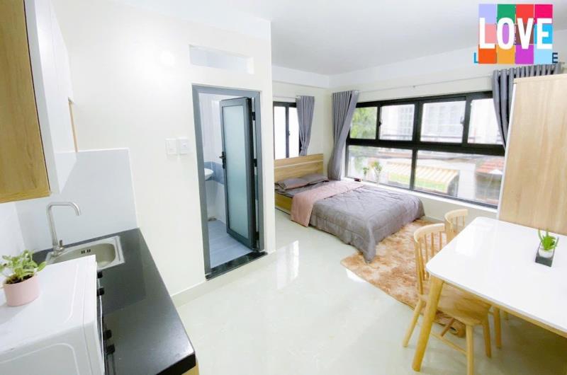 Studio full cửa sổ siêu thoáng | full nội thất | giá 5tr2