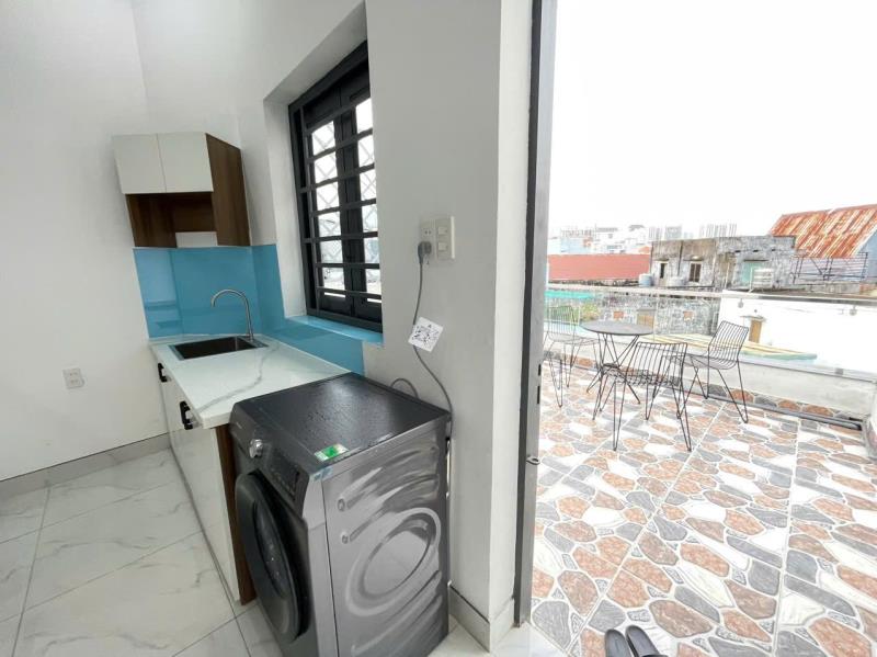 Căn hộ 1pn - ban công view landmark - máy giặt riêng - ngay ngã tư hàng xanh  - 2
