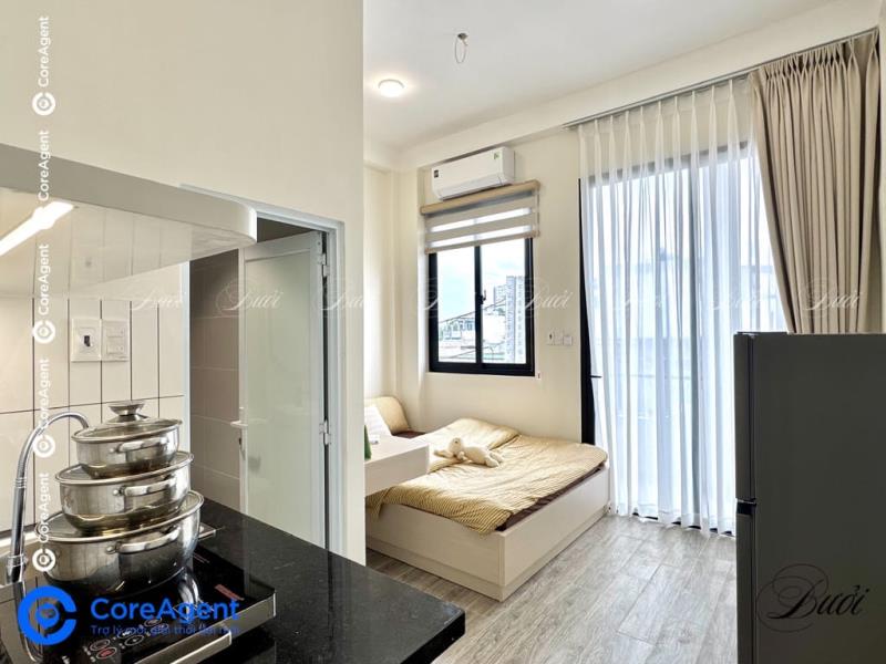 Căn hộ ban công cho thuê giá rẻ full nt gần đầm sen
