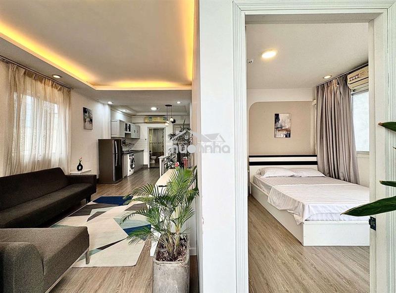 2pn tách bếp + phòng khách 70m2 full nội thất mới gần metro tân cảng