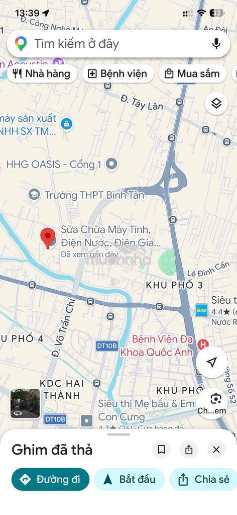 Cho thuê nhà 1 trệt 1 lửng 4x8. hẻm ô tô - 4