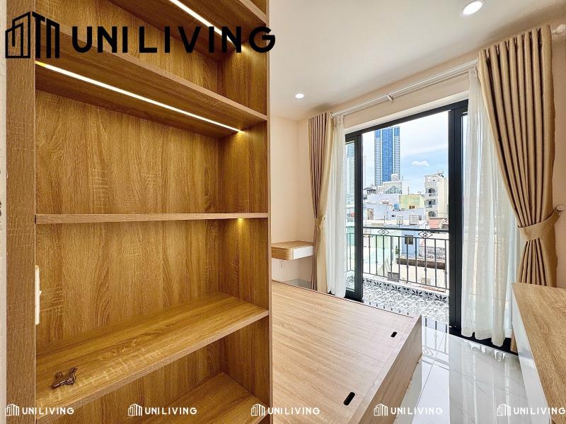 Cho thuê căn hộ 1pn dự án mới có ban công full nội thất đường võ duy ninh gần uef, hutech, hub,gtvt - 2