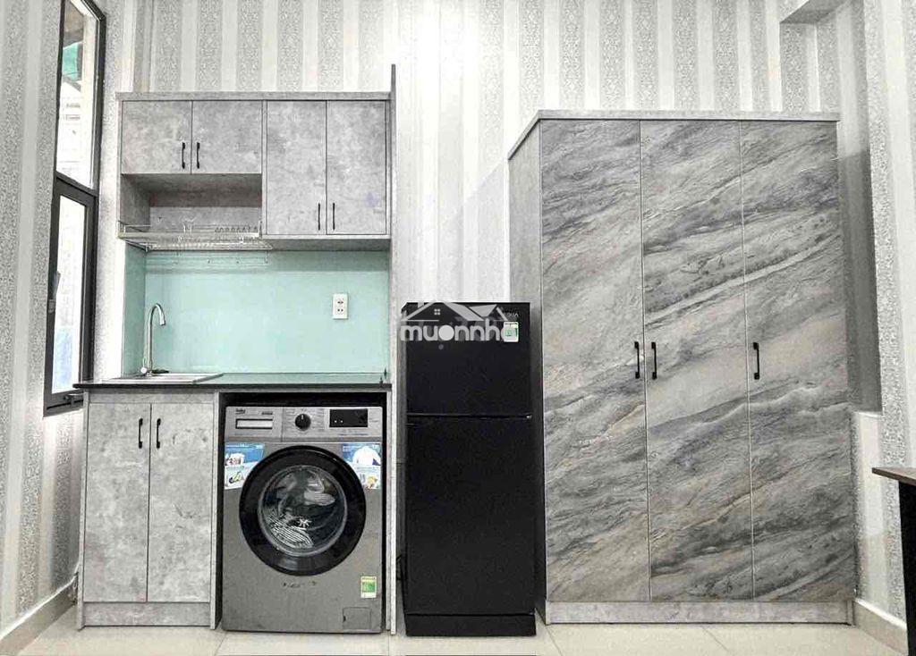 Cho thuê phòng cửa sổ thoáng có máy giặt riêng gần trường huflit - 2
