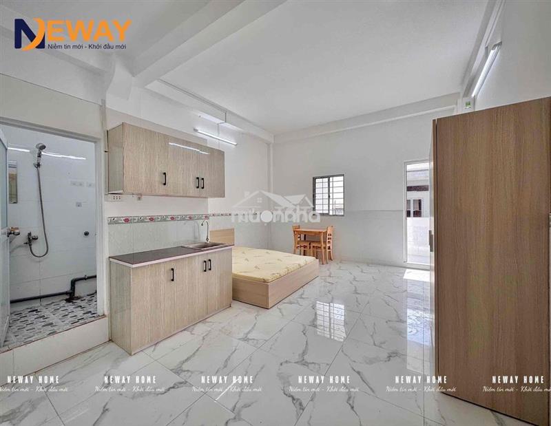 Căn hộ studio - full nội thất - bancol thoáng - ngay ngã tư bốn xã