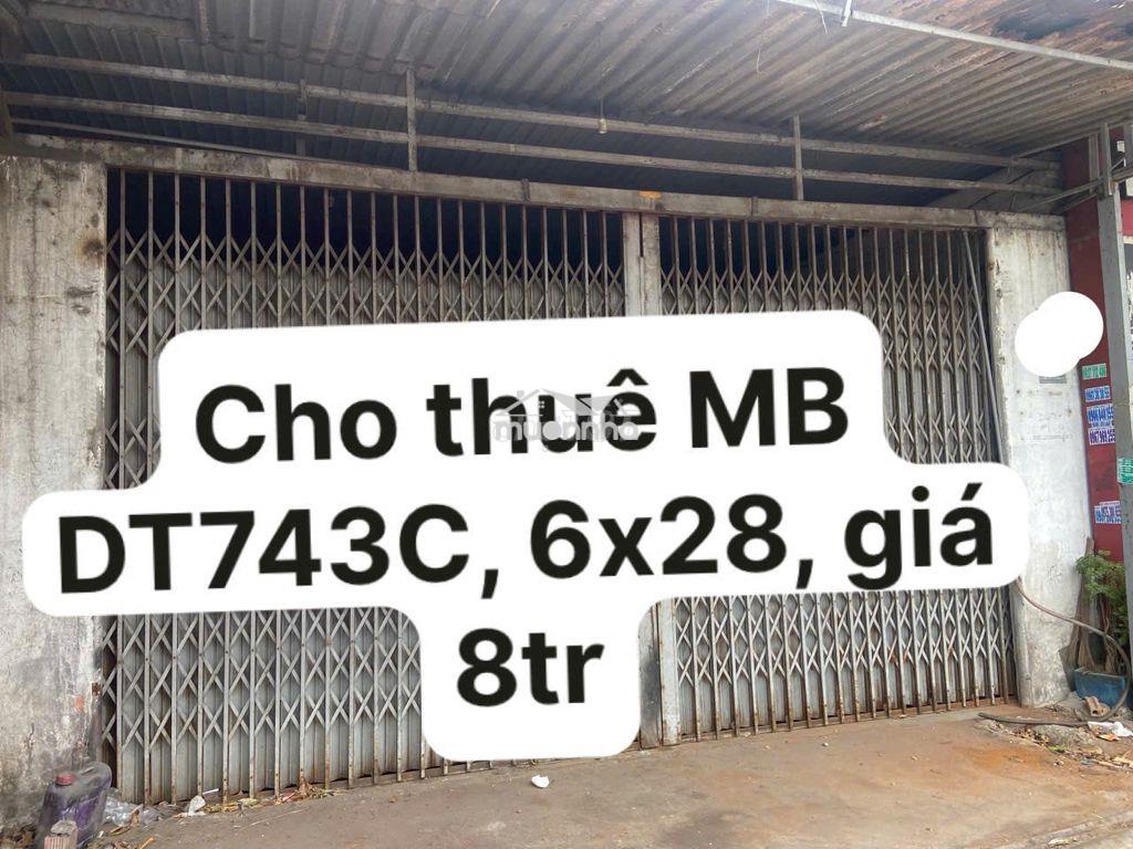 Cho thuê mb kho 6 x 29m, giá 8tr - 3
