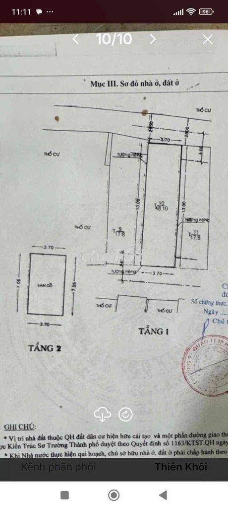 3,7x13m2,  hẻm trục/1 xec.,lê văn duyệt .bình thạnh,hẻm nhựa thông ,