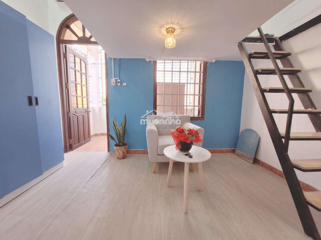 Cho thuê phòng gác duplex 35m2 6.5tr full nội thất thất cmt8 tân bình - 2