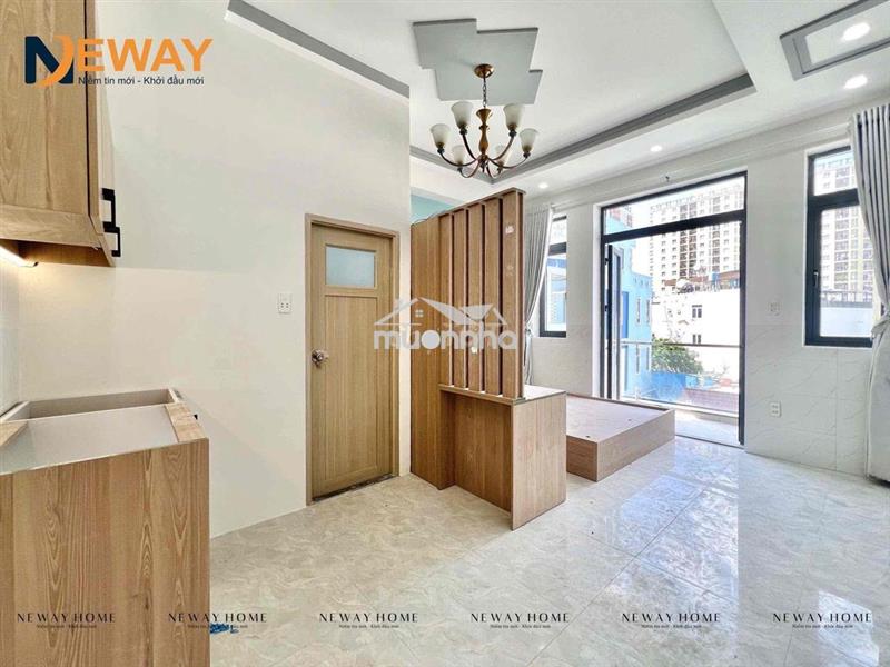 Studio ban công emart phan huy ích tiện di chuyển qua đh công thương