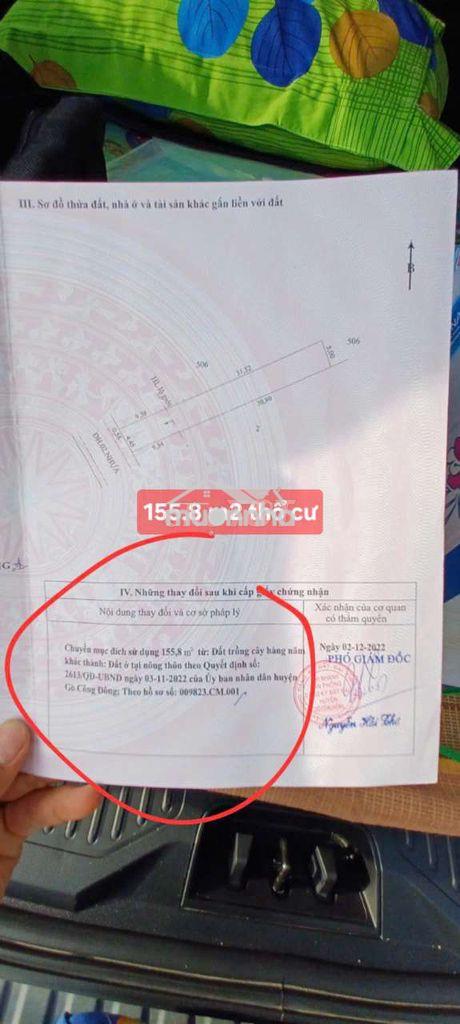 Ban nhà ở và kinh doanh tốt gần kcn gia thuận h gò công đông