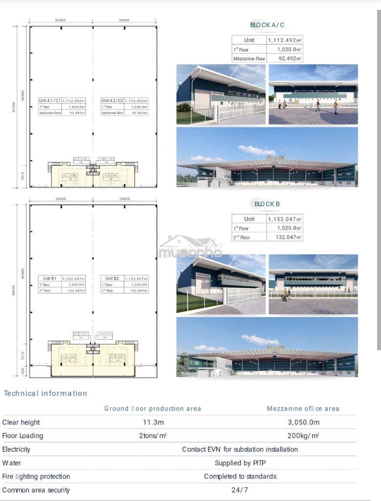 Cho thuê 1100m ,1300m ,2200m xưởng kcn bình dương ,sx đa ngành nghề - 2