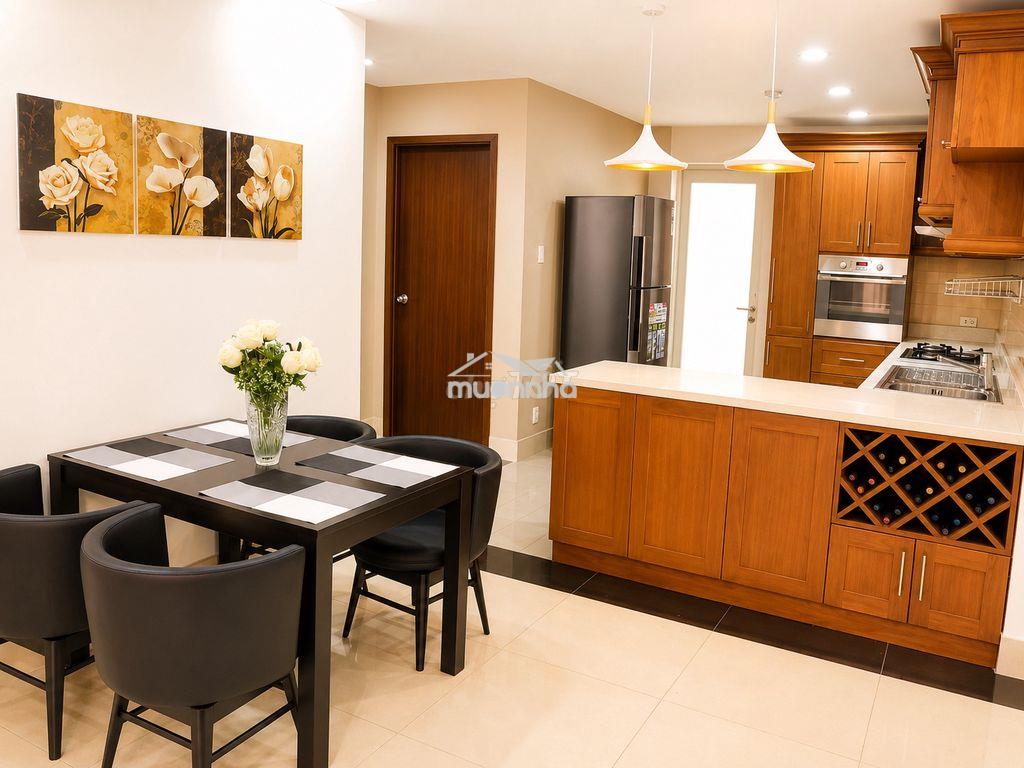 Hùng vương plaza - 132m² (3pn, 3wc) - full nội thất - có slot ô tô  - 3