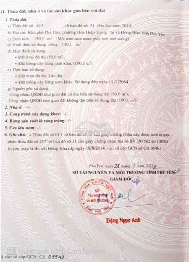 Bán đất hòa tâm – đông hòa, phú yên | sát dự án kcn - 2