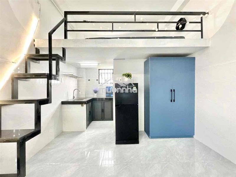 Căn hộ gác lửng mới 100% gần chợ nguyễn văn trỗi quận 3
